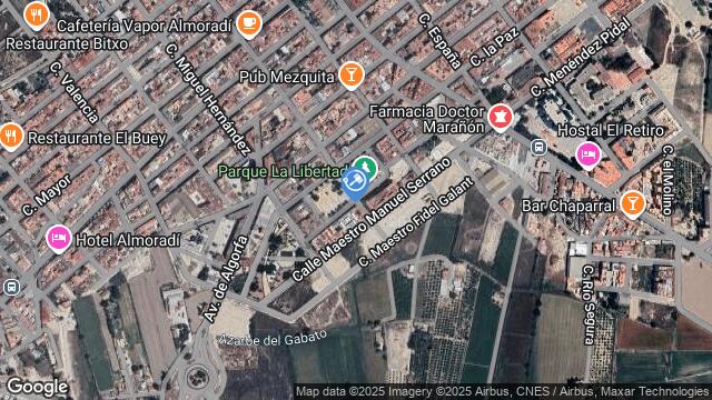 Ubicación de la subastas Subasta de garaje en ALMORADI
