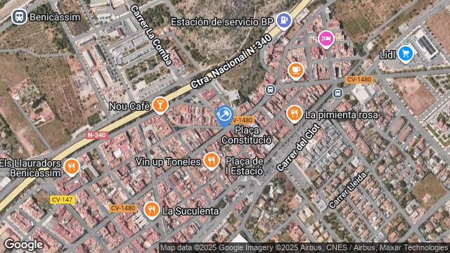 Ubicación de la subastas Subasta de solar en BENICÀSSIM