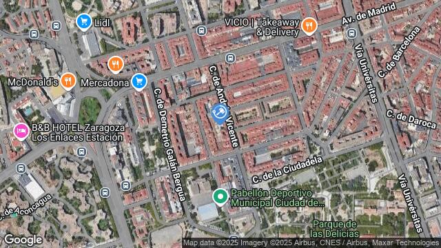 Ubicación de la subastas Subasta de cl mosen andres vicente ( zaragoza) en ZARAGOZA