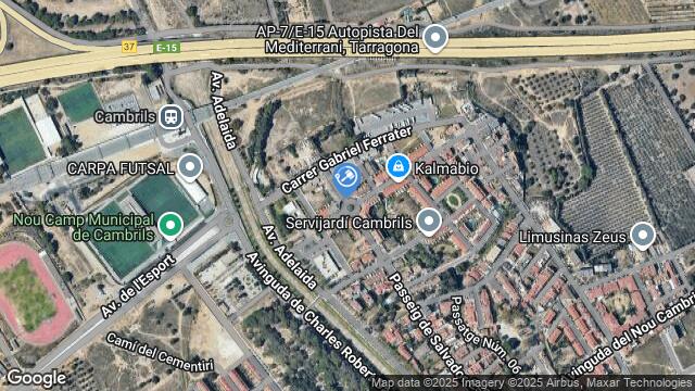 Ubicación de la subastas Subasta de vivienda en cambrils