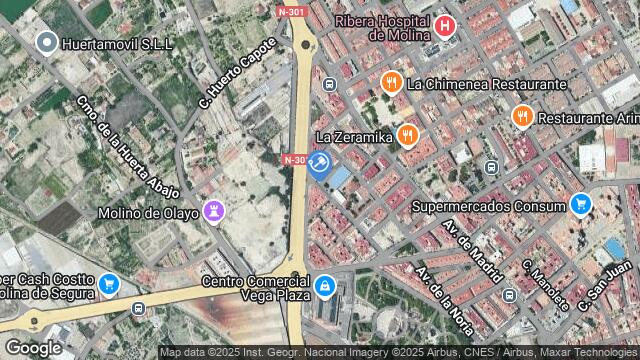 Ubicación de la subastas Subasta de vivienda en Molina de Segura