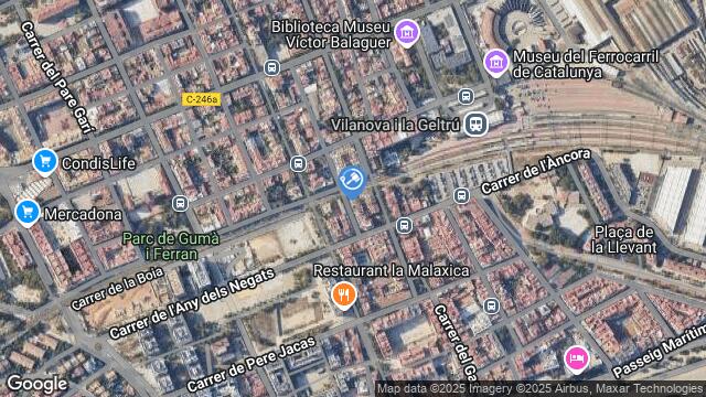 Ubicación de la subastas Subasta de vivienda en vilanova i la geltru