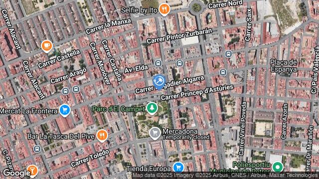 Ubicación de la subastas Subasta de vivienda en PETRER