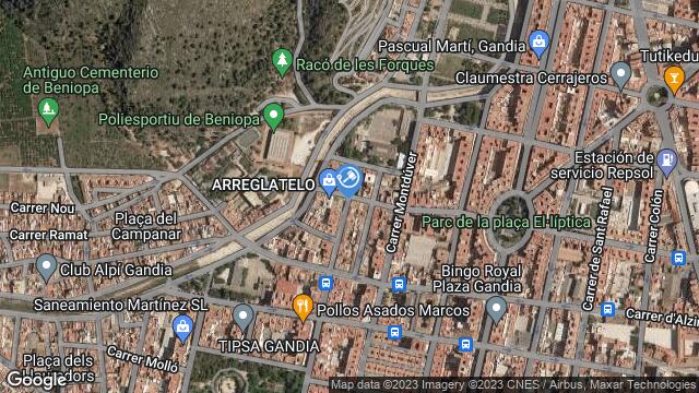 Ubicación de la subastas Subasta de vivienda en GANDIA