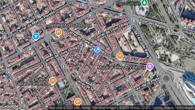 Ubicación de la subastas Subasta de garaje en VALENCIA