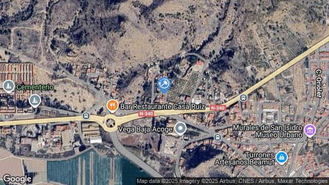 Ubicación de la subastas Subasta de finca rústica en ORIHUELA