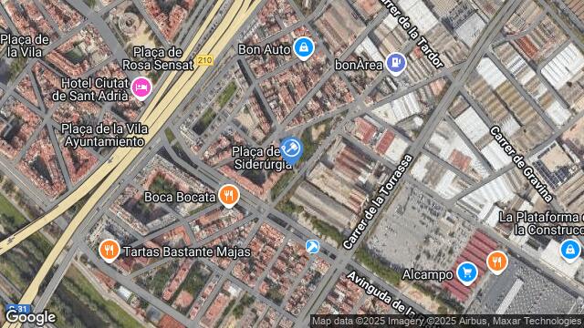 Ubicación de la subastas Subasta de vivienda en Badalona