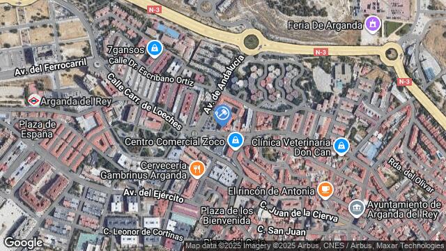 Ubicación de la subastas Subasta de vivienda en ARGANDA DEL REY