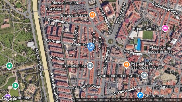 Ubicación de la subastas Subasta de garaje en Getafe