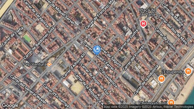 Ubicación de la subastas Subasta de local comercial en BADALONA