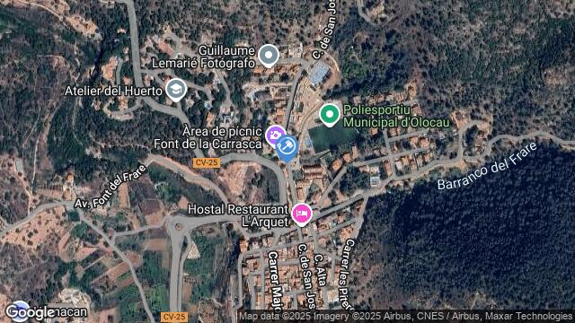 Ubicación de la subastas Subasta de rustica en olocau pl.dom.  ( olocau - valencia) en VALENCIA