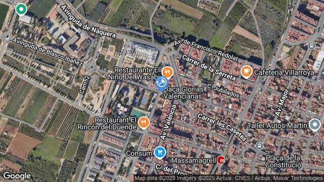 Ubicación de la subastas Subasta de garaje en MASSAMAGRELL