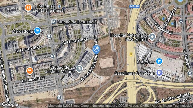 Ubicación de la subastas Subasta de vivienda en Málaga