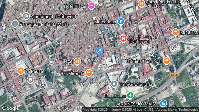 Ubicación de la subastas Subasta de vivienda en ONTENIENTE