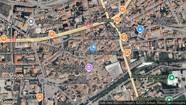 Ubicación de la subastas Subasta de cl del carme ( tÀrrega) en TÀRREGA