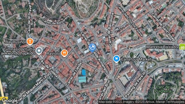 Ubicación de la subastas Subasta de garaje en Manresa