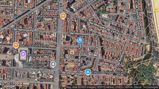 Ubicación de la subastas Subasta de cl antonio toledano ( madrid) en MADRID