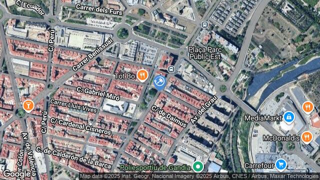 Ubicación de la subastas Subasta de vivienda en GANDIA