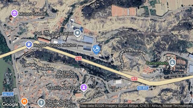 Ubicación de la subastas Subasta de ptda. alta  ( fraga - huesca) en HUESCA