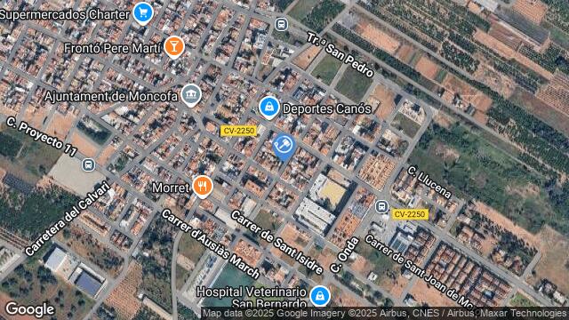 Ubicación de la subastas Subasta de garaje en MONCOFAR