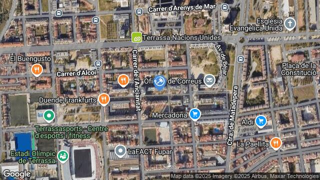 Ubicación de la subastas Subasta de vivienda en Terrassa