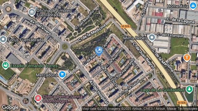 Ubicación de la subastas Subasta de garaje en FUENLABRADA