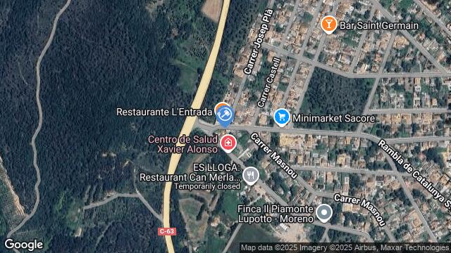 Ubicación de la subastas Subasta de solar en SANTA COLOMA DE FARNERS