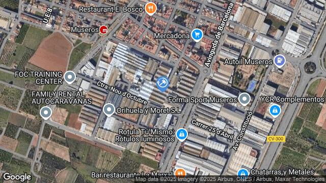 Ubicación de la subastas Subasta de pd de la gombalda  ( museros - valencia) en VALENCIA