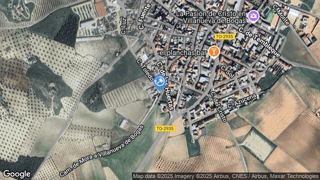 Ubicación de la subastas Subasta de solar en VILLANUEVA DE BOGAS