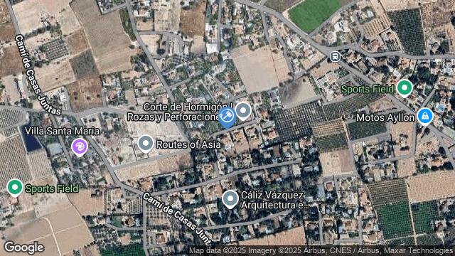 Ubicación de la subastas Subasta de 1/3 f.47418-parcela edif.  ( elche) en Alicante