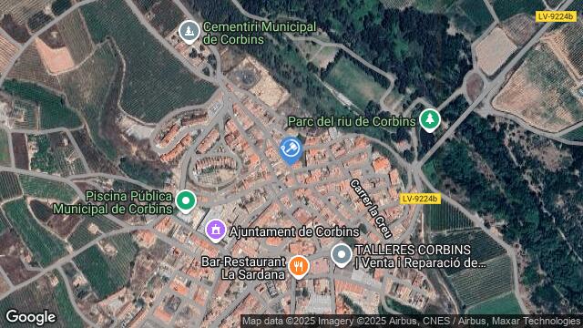 Ubicación de la subastas Subasta de cl castell, ( corbins) en CORBINS