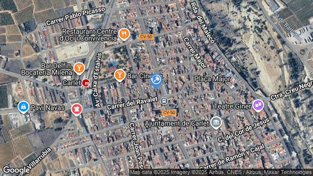 Ubicación de la subastas Subasta de garaje en CARLET