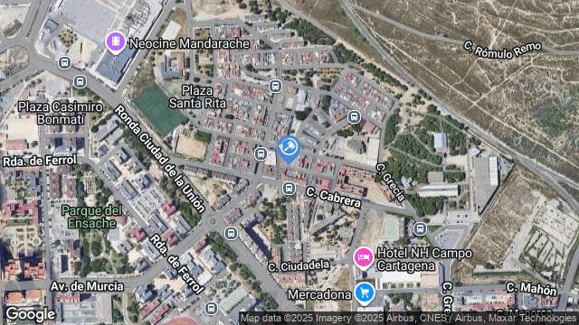 Ubicación de la subastas Subasta de local comercial en Cartagena