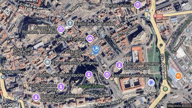 Ubicación de la subastas Subasta de garaje en Cartagena