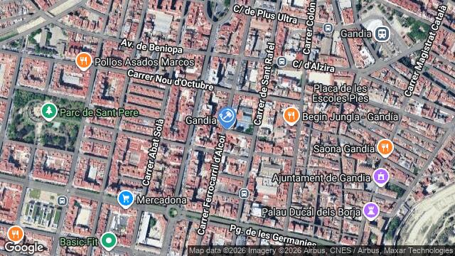 Ubicación de la subastas Subasta de vivienda en GANDIA