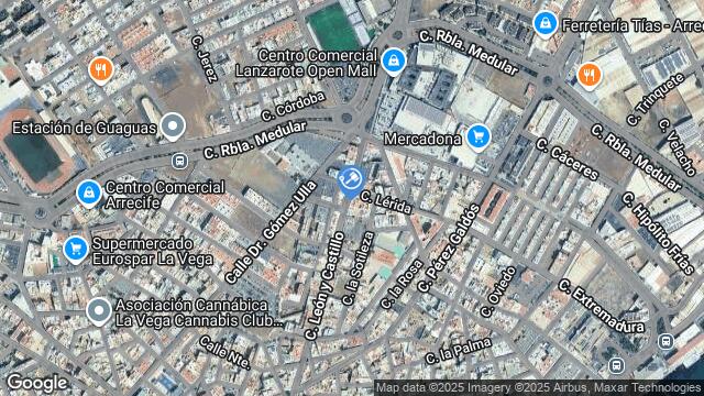 Ubicación de la subastas Subasta de garaje en Arrecife