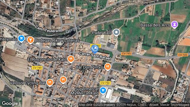 Ubicación de la subastas Subasta de garaje en XALÓ