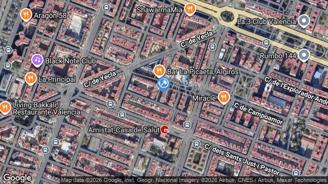 Ubicación de la subastas Subasta de cl seneca ( valÈncia) en VALÈNCIA