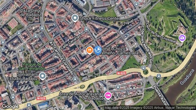 Ubicación de la subastas Subasta de garaje en BADAJOZ