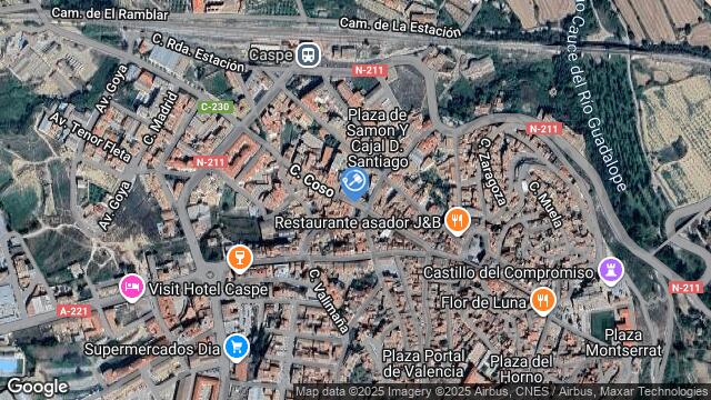 Ubicación de la subastas Subasta de vivienda en CASPE