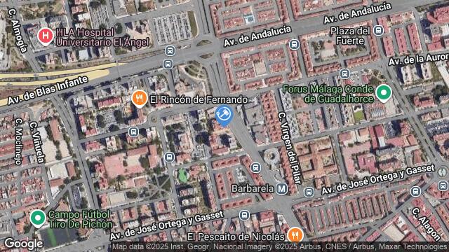 Ubicación de la subastas Subasta de av juan xxiii ( mÁlaga) en MÁLAGA