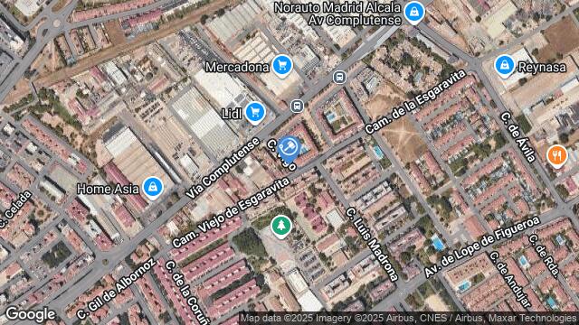 Ubicación de la subastas Subasta de vivienda en Alcala de Henares