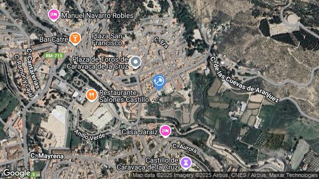Ubicación de la subastas Subasta de vivienda en Caravaca de la Cruz