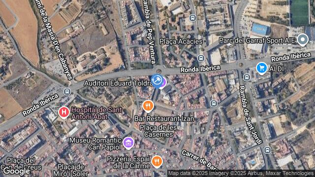 Ubicación de la subastas Subasta de garaje en VILANOVA I LA GELTRU