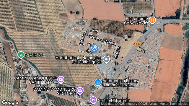 Ubicación de la subastas Subasta de cr sevilla-los rosales ( cantillana) en CANTILLANA