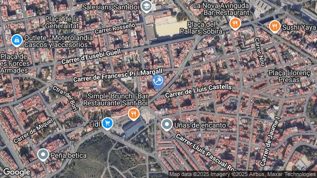 Ubicación de la subastas Subasta de garaje en SANT BOI DE LLOBREGAT