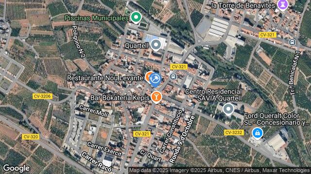 Ubicación de la subastas Subasta de otros en QUARTELL