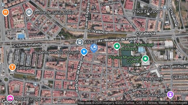 Ubicación de la subastas Subasta de vivienda en ALDAIA