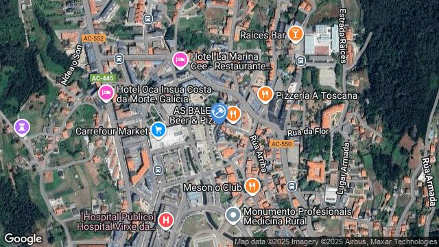 Ubicación de la subastas Subasta de local comercial en Cee