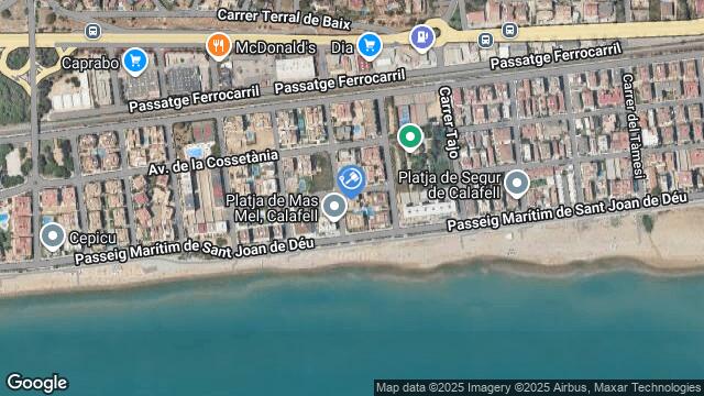 Ubicación de la subastas Subasta de garaje en CALAFELL